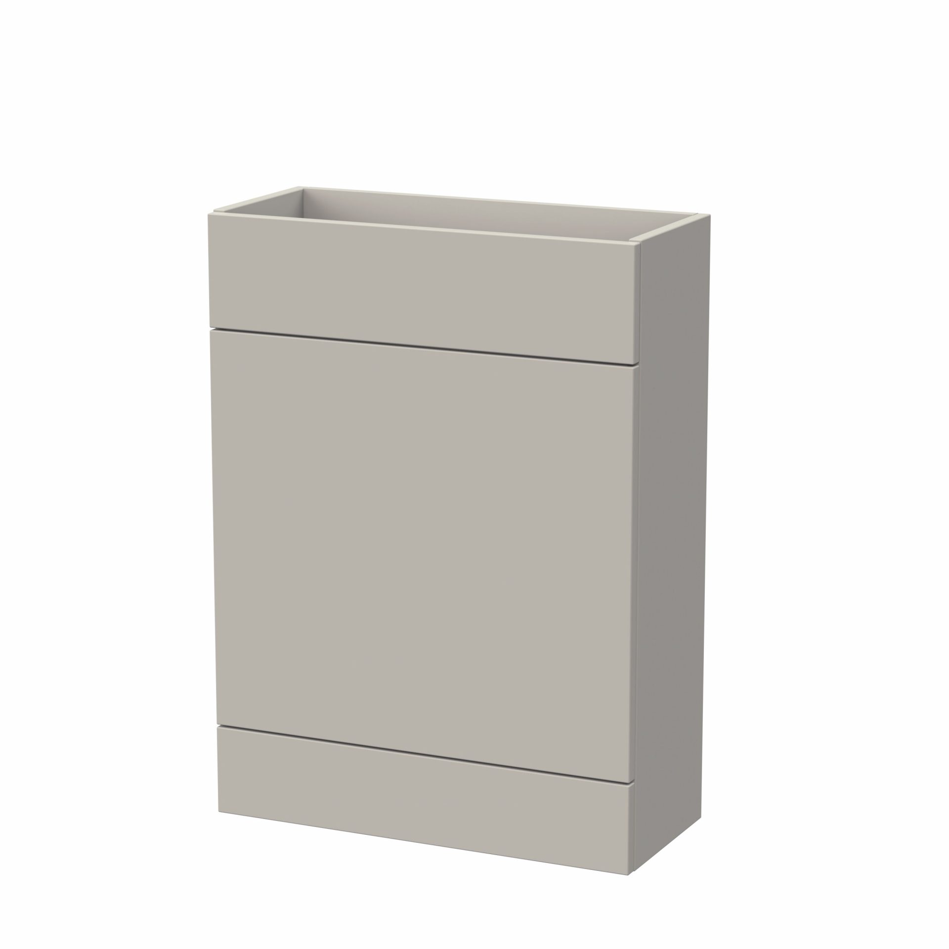 Nuie Lux Krest 600mm Slim Floorstanding WC Unit – Pebble Grey