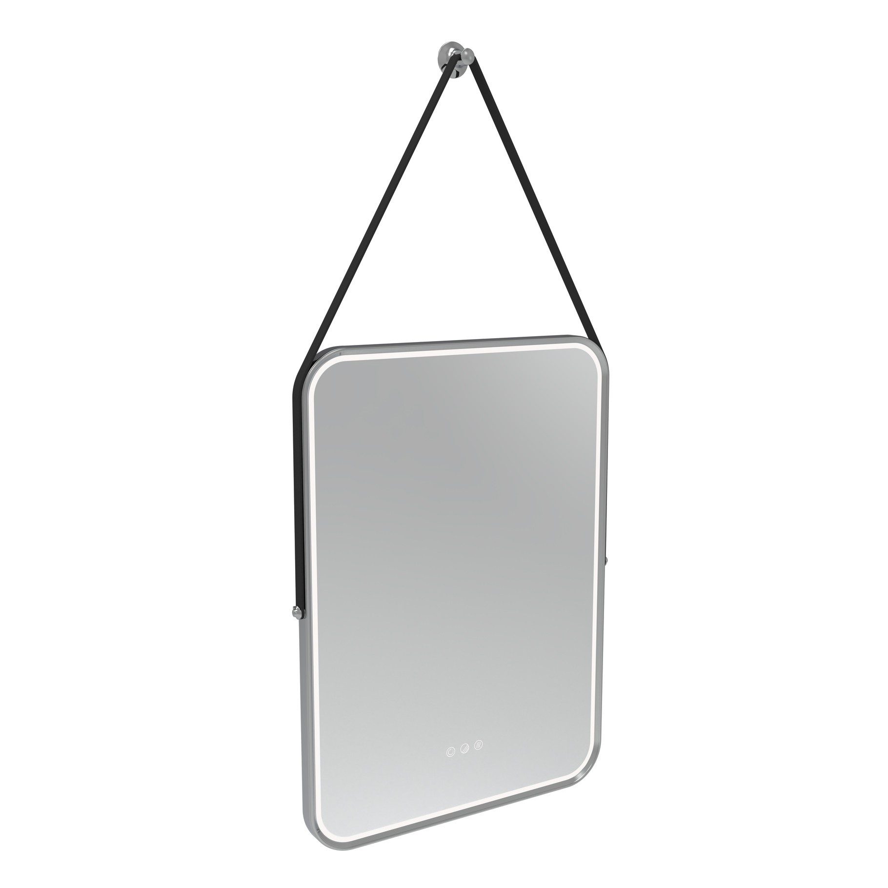 Tavistock Alderbury 500mm Illuminated Rectangular Mirror – Chrome