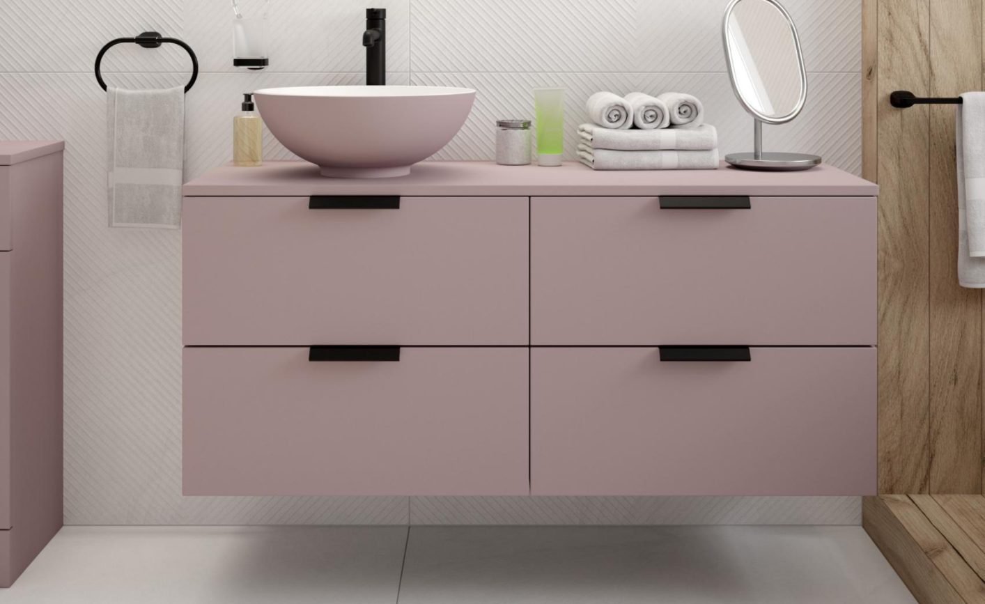 Sonas Skal Round Countertop Basin & Waste – White Matt