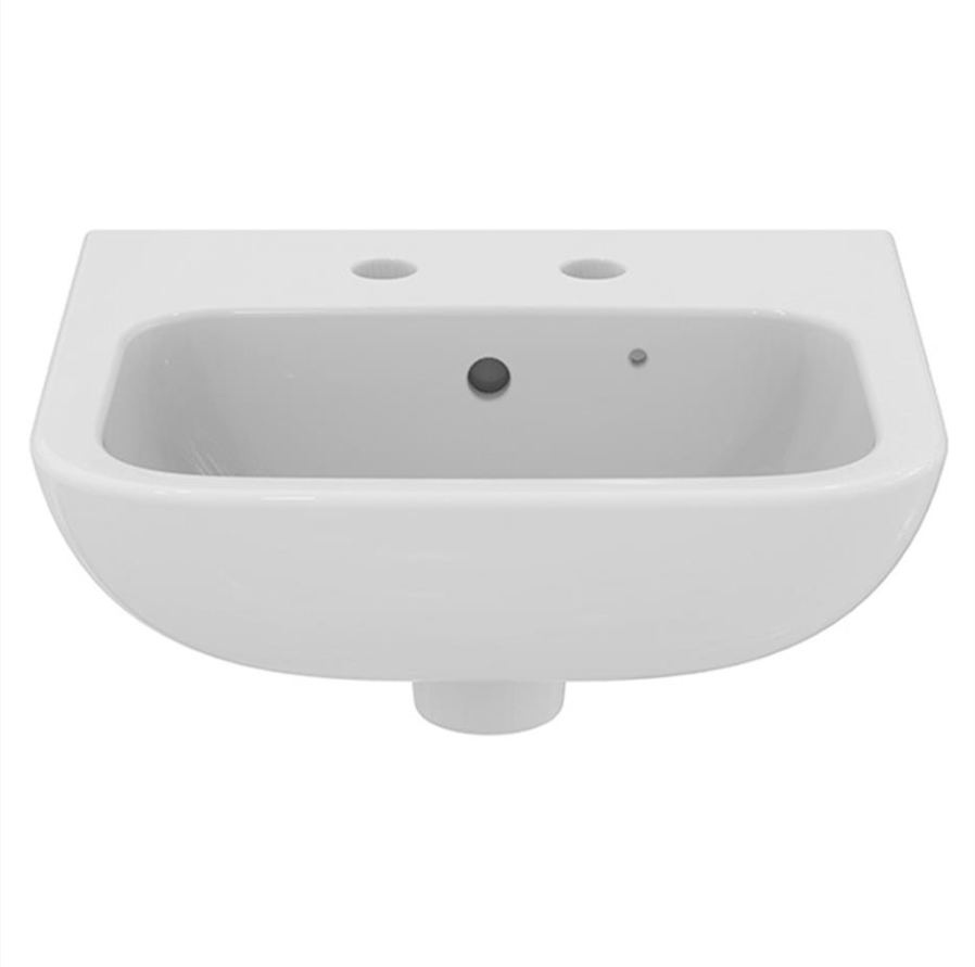 Armitage Shanks Portman 21 400mm 2TH Basin with Overflow & Chain Hole