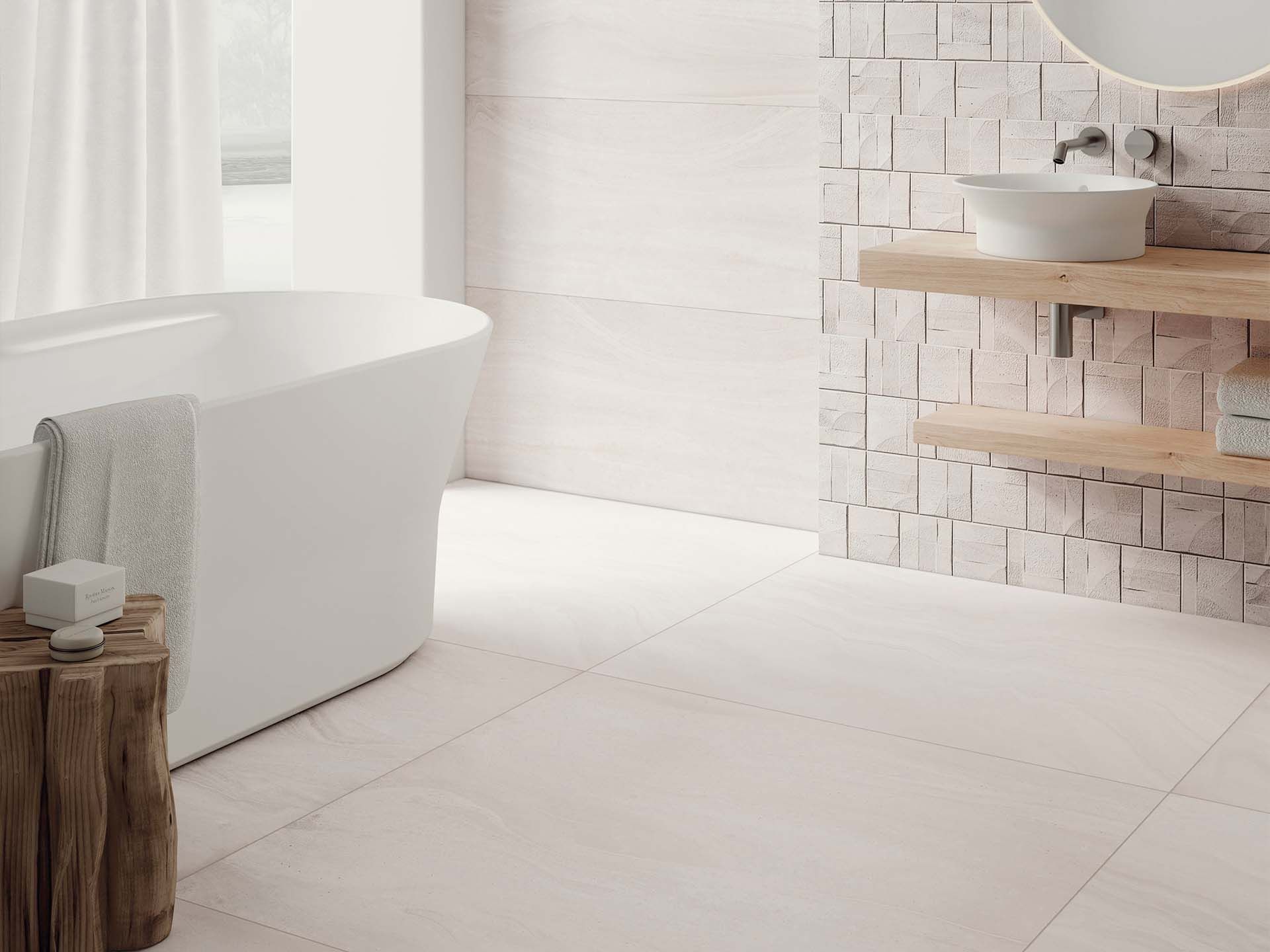 Porcelanosa Butan Bone Tile 120×120