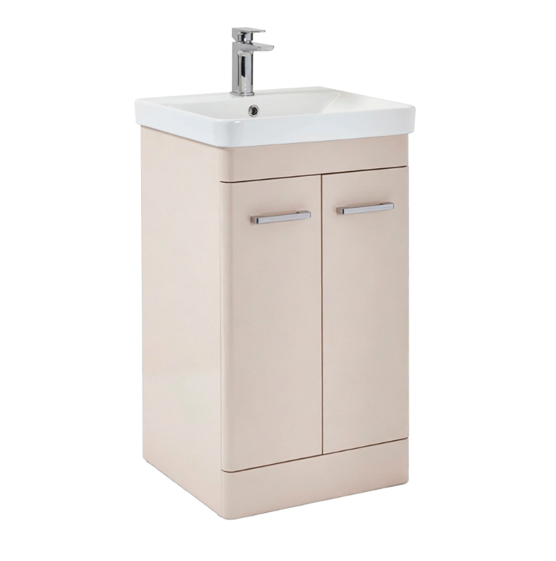 Scudo Rossini 500mm Floorstanding Vanity Unit & Basin – Stone