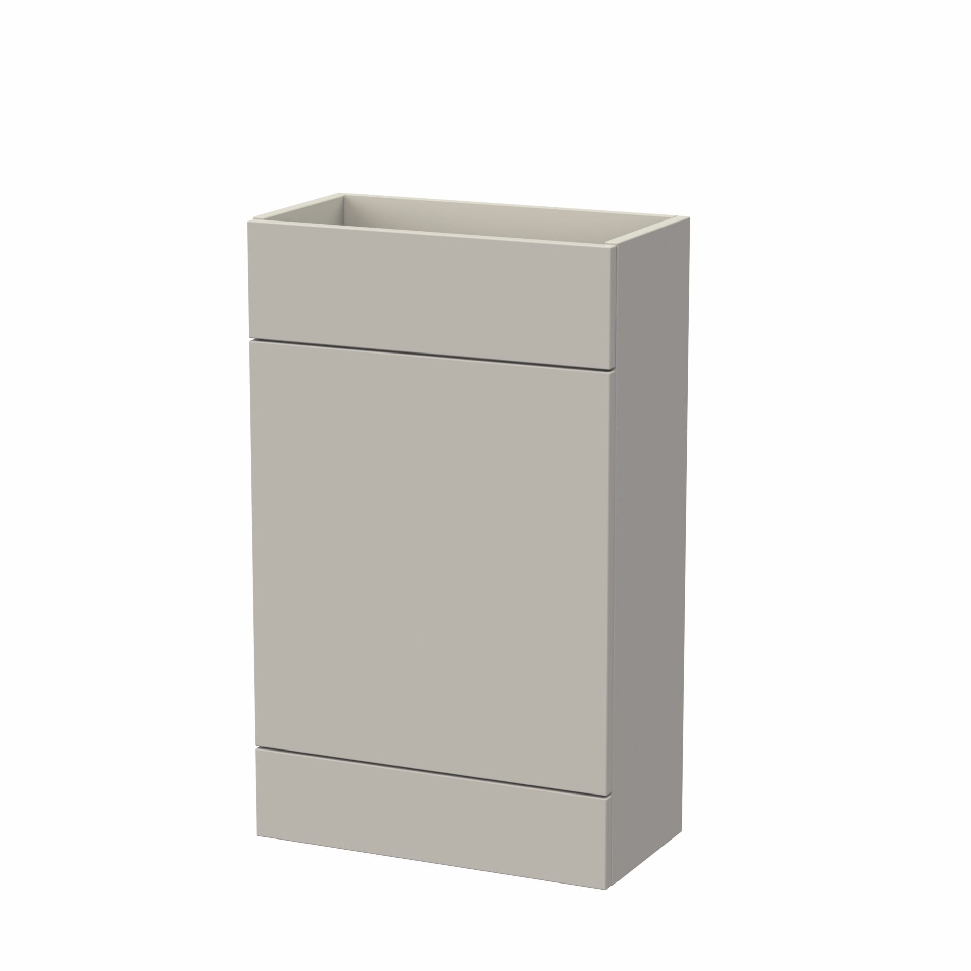 Nuie Lux Krest 500mm Slim Floorstanding WC Unit – Pebble Grey