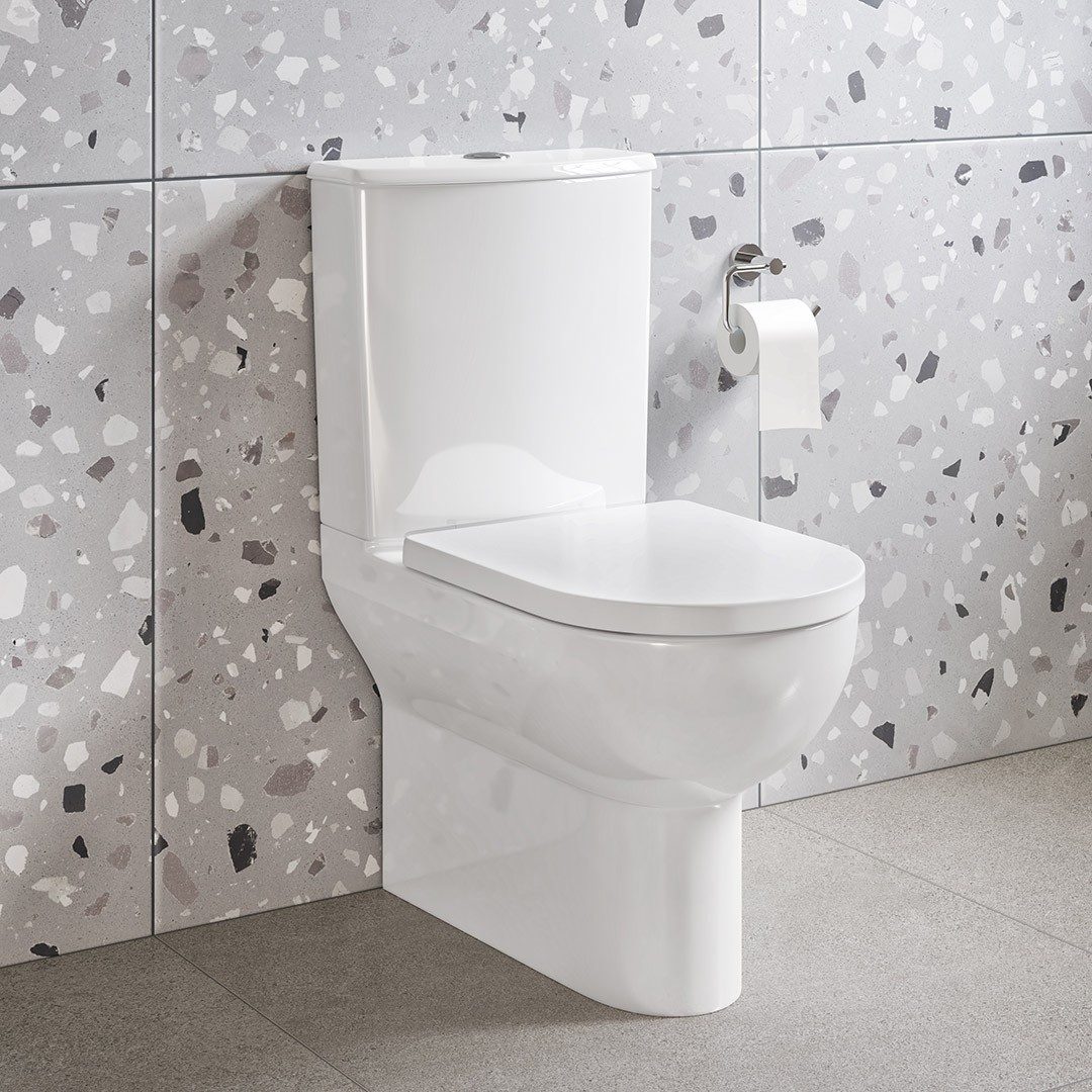 MyStyle Rene Close Coupled Fully Enclosed Rimless WC & Soft Close Seat