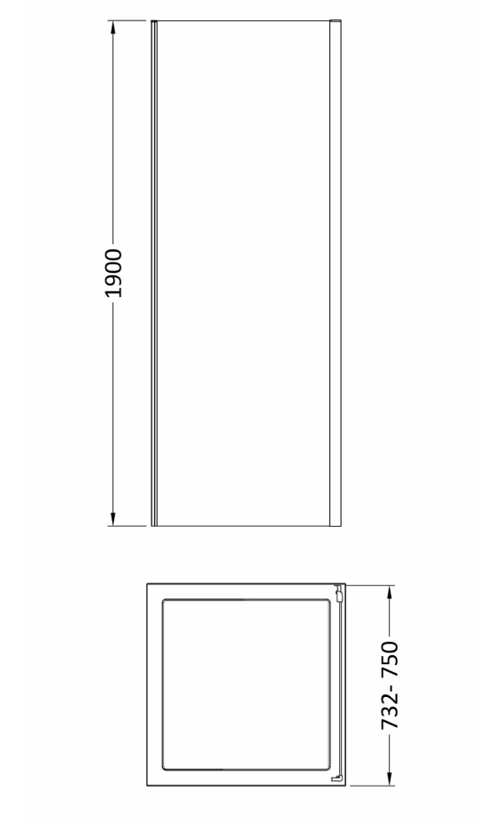 760 x 760mm Brushed Brass Bi-fold Door Shower Enclosure With White Tray