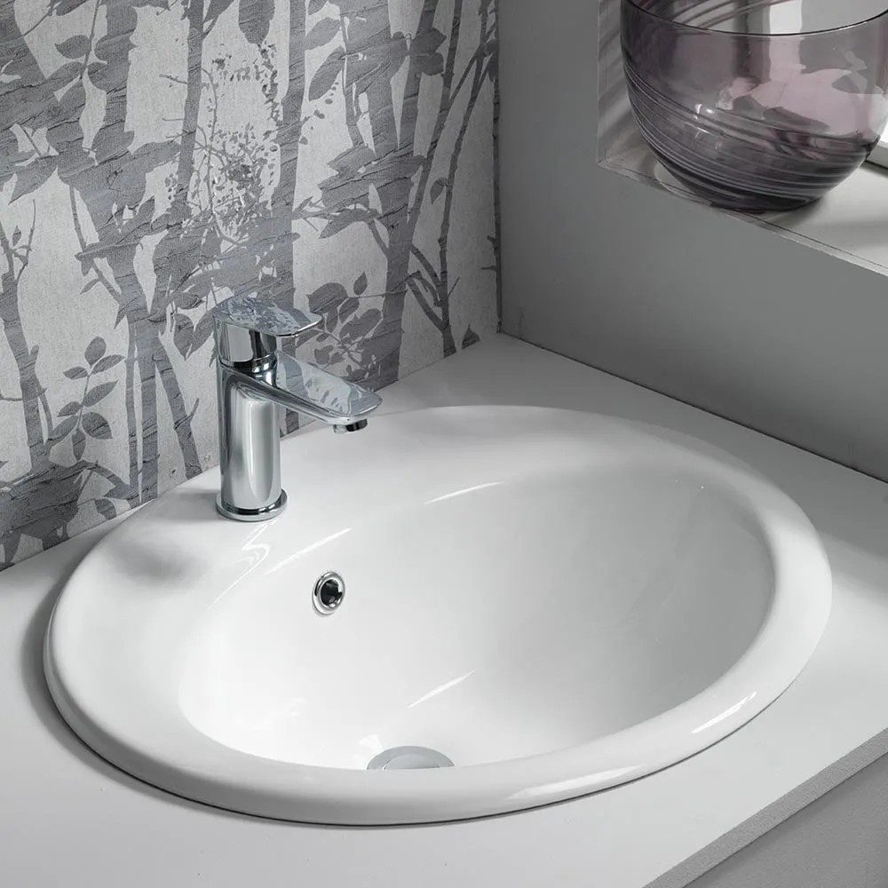 Qualitex Ebony Inset Ceramic Vanity Basin