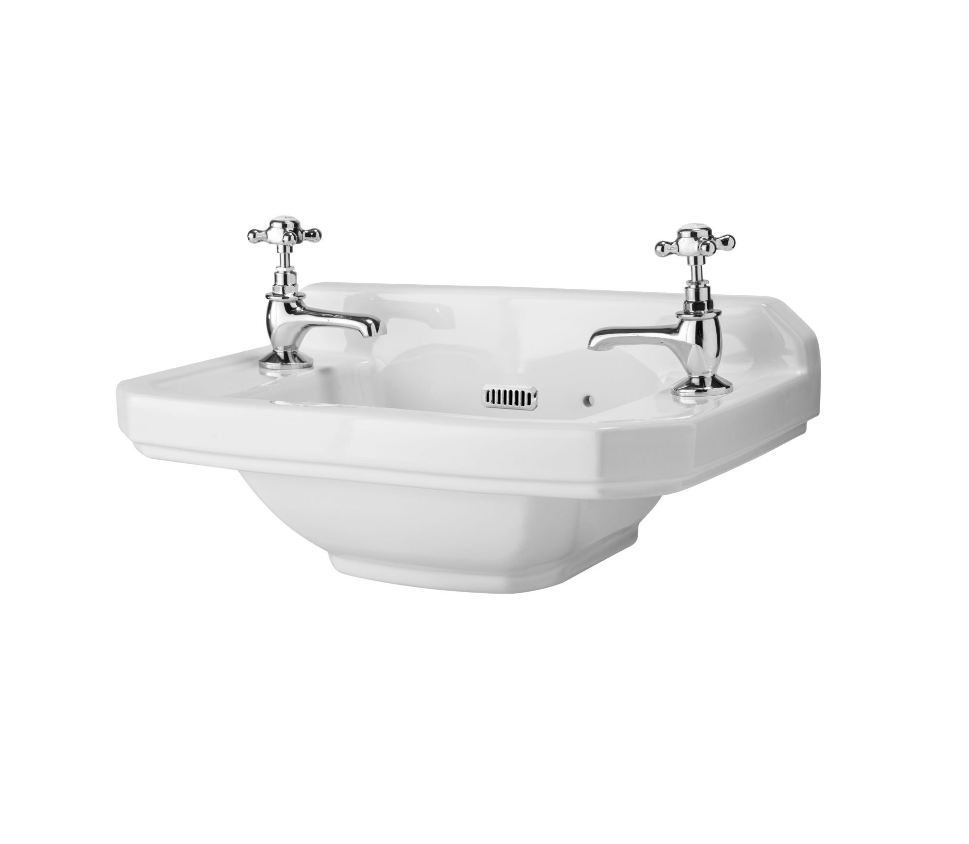 Old London Richmond 2TH 515mm Ceramic Cloakroom Basin