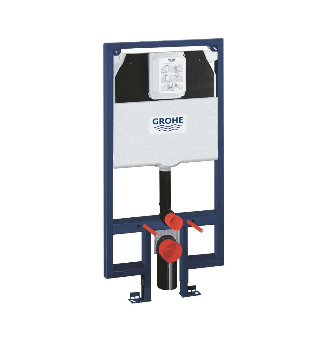 Grohe Rapid SL Slim Frame for WC with Flushing Cistern 80mm