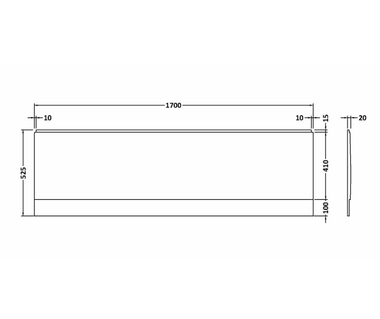 1700 x 700mm Round Single Ended Bath, Pan & Cistern, Basin & Pedestal