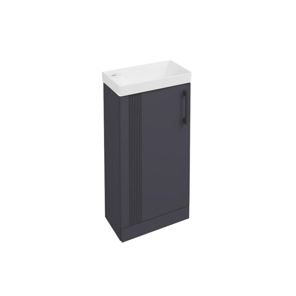Eastbrook Cranham 400mm Cloakroom Unit & Basin – Matt Anthracite