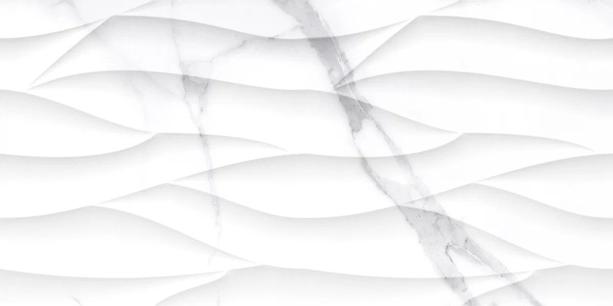 White Carrara Gloss Decor Tile 30×60