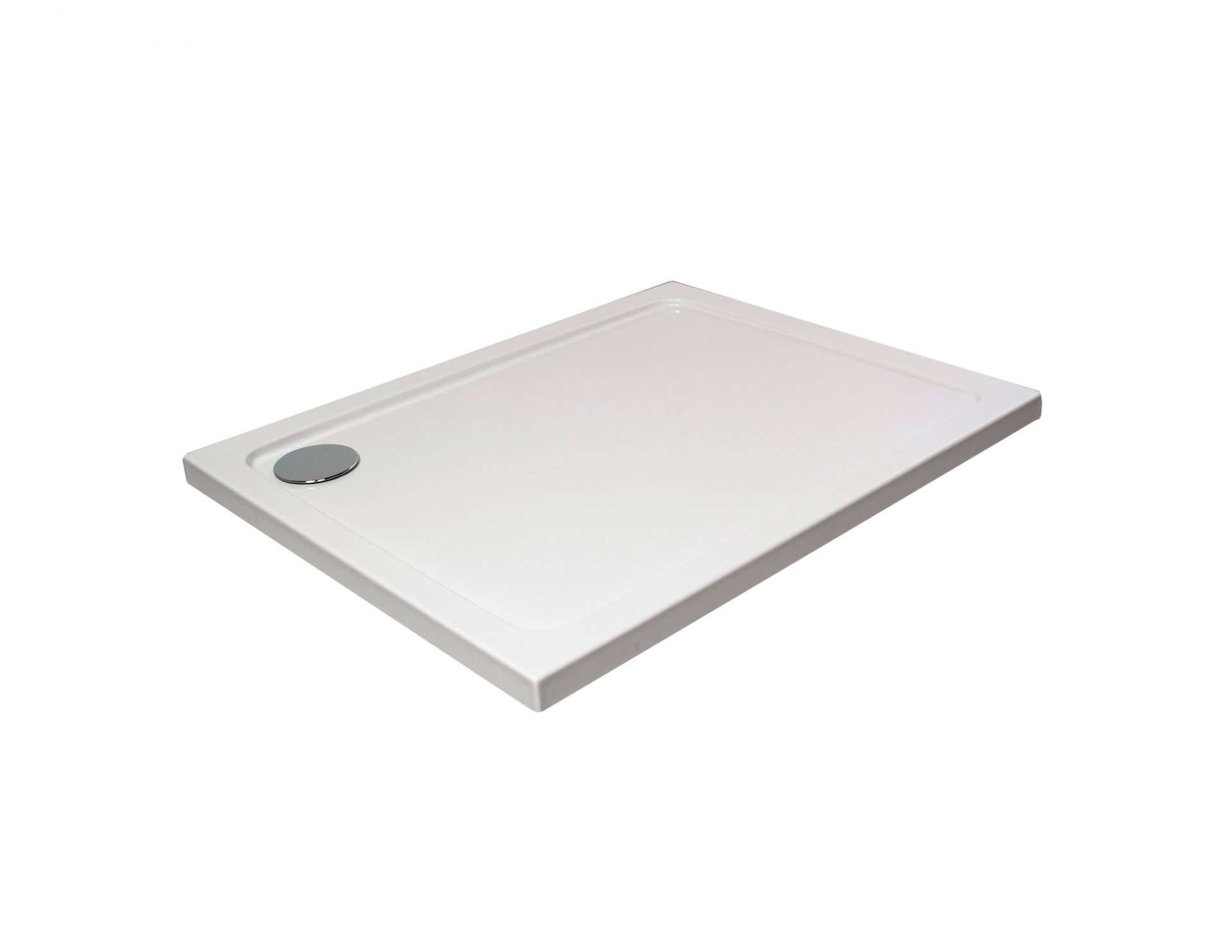 Hydro45 Stone 45mm Rectangular Shower Tray – Gloss White