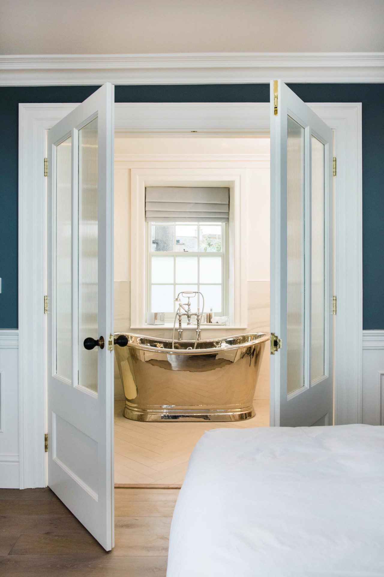 BC Designs Nickel 1500mm Boat Freestanding Bath