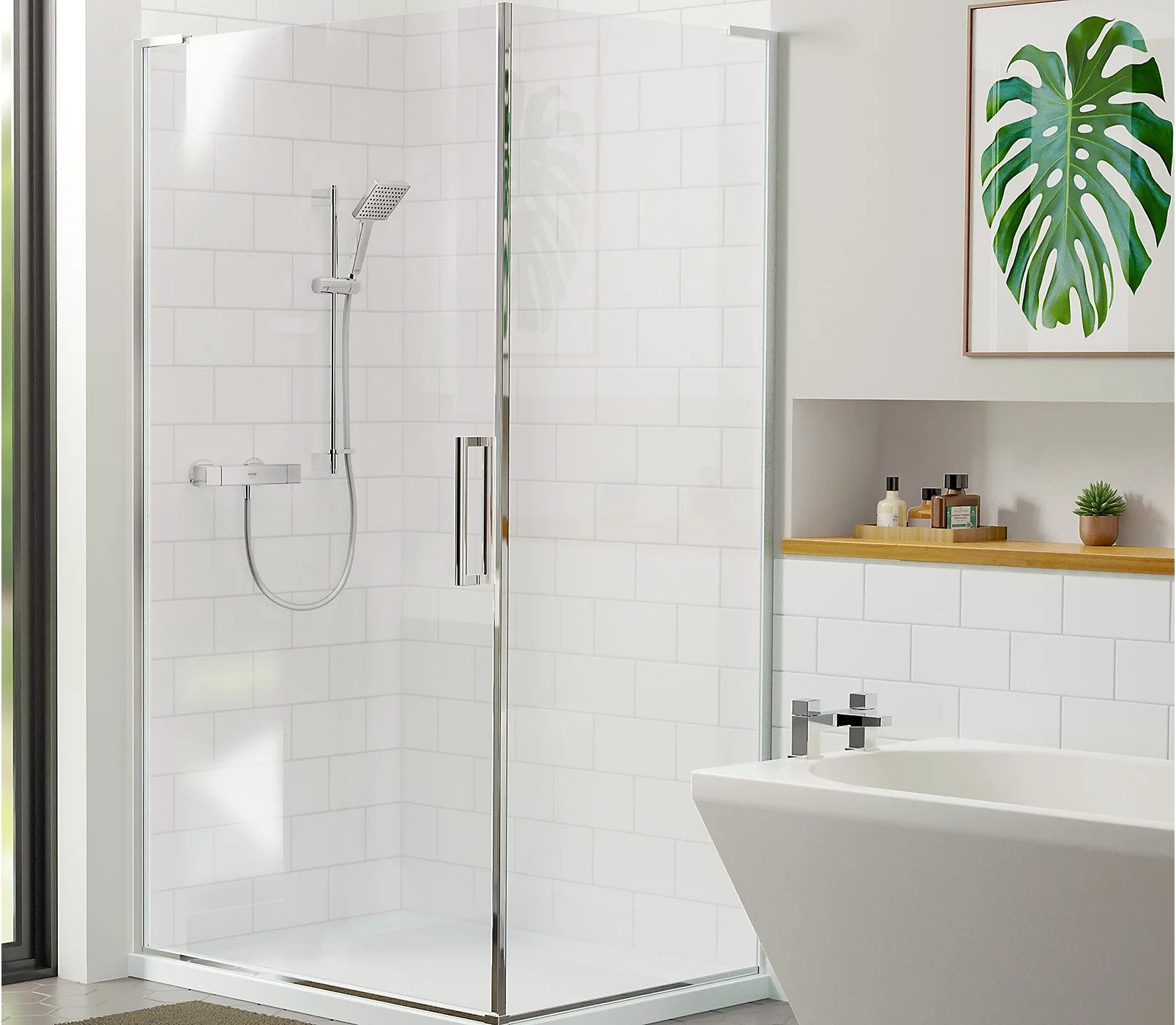 Mira Honesty Single Spray Showerhead – Chrome