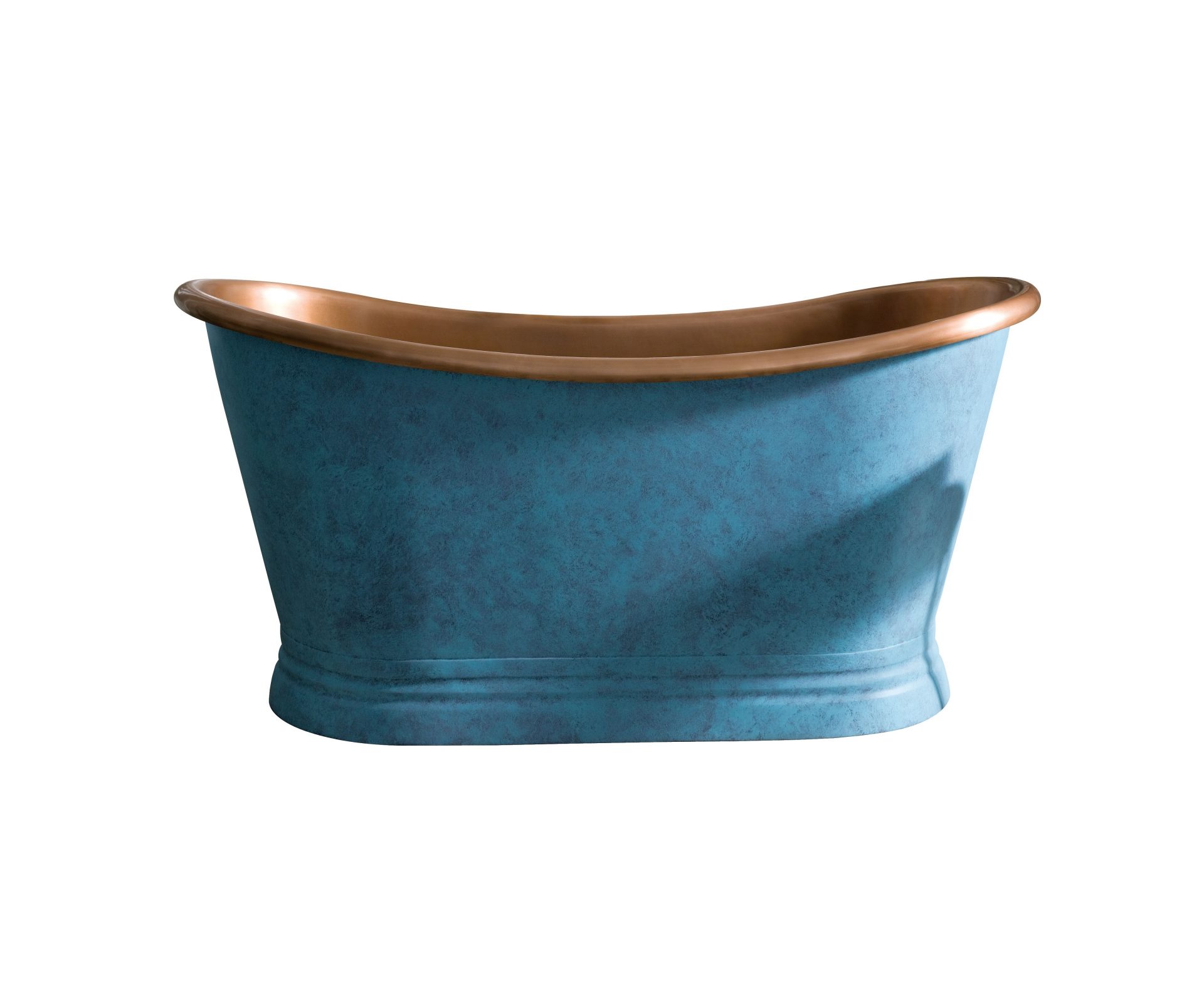 BC Designs Patinata 1500mm Copper Boat Freestanding Bath