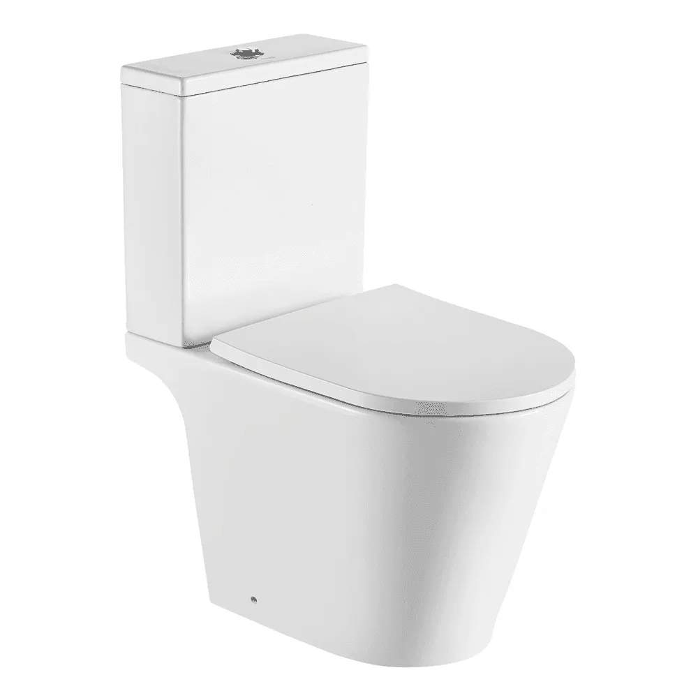 Qualitex Oregon Rimless Open-Back WC & Soft Close Seat