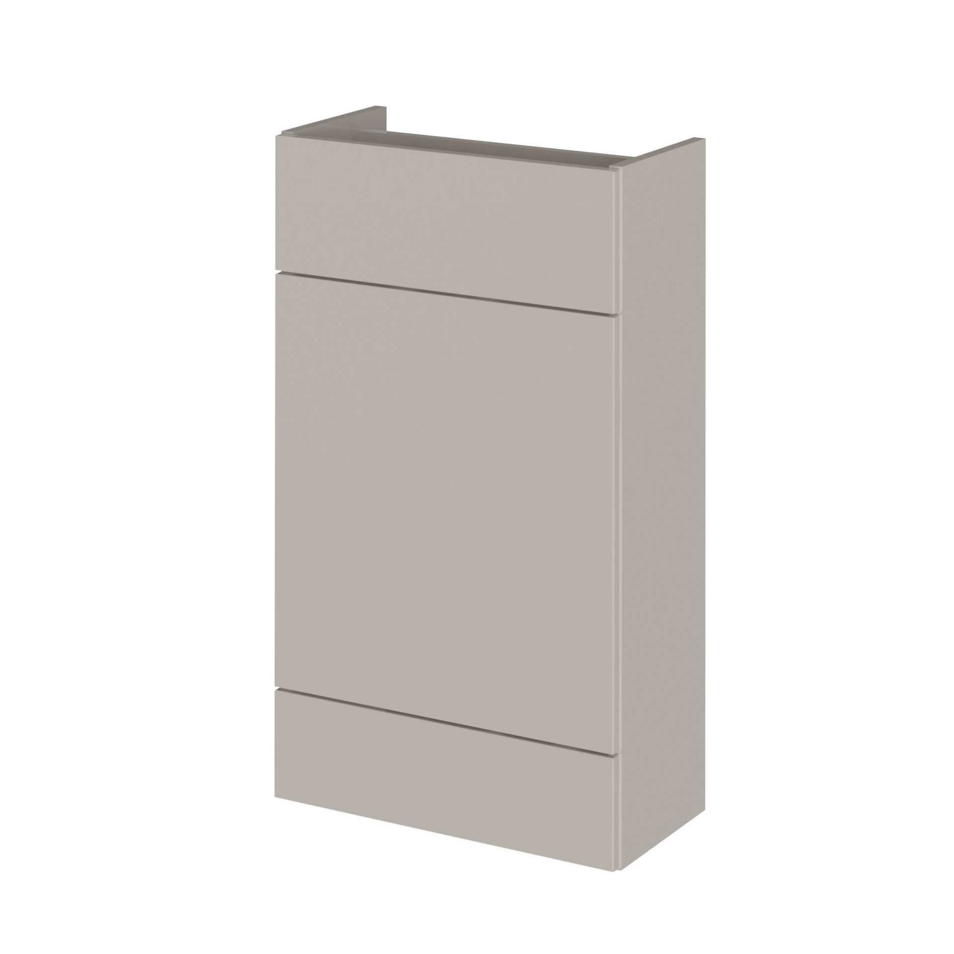 Hudson Reed Fusion Slimline 500mm Floor Standing WC Unit – Pebble Grey