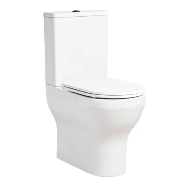 Roper Rhodes Elka Comfort Height Close Coupled Fully Enclosed WC & Slim Soft Close Seat