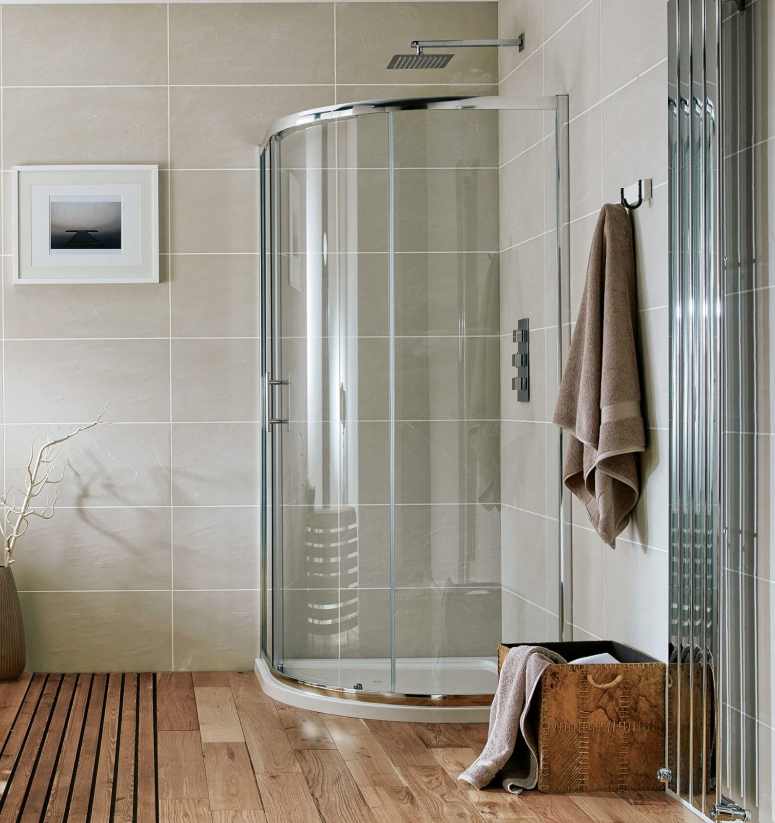 Scudo Korra Single Door Quadrant Shower Enclosure – Chrome