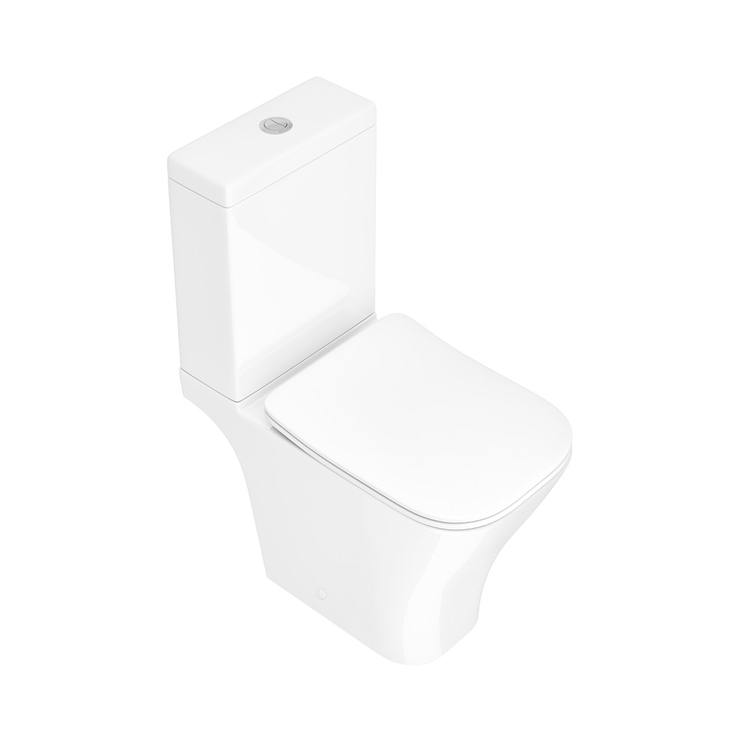 MyLife Brant Rimless Open Back WC & Slim Soft Close Seat
