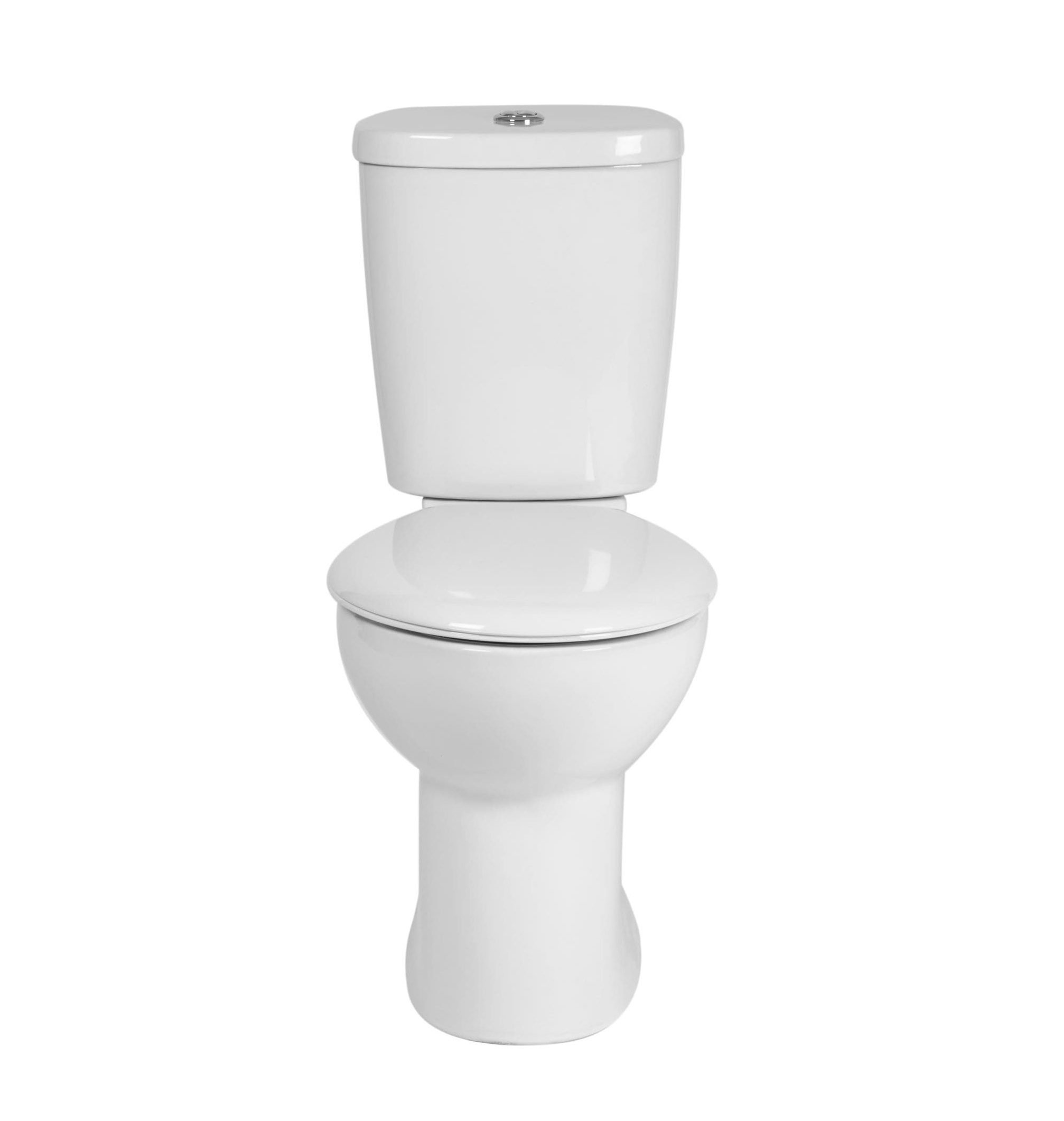Aqua Monty Rimless Close Coupled WC & Soft Close Seat