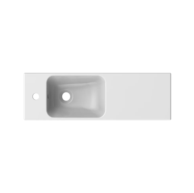 R2 Klein 800mm 3 Door Wall Mounted Vanity Unit & Basin – Gloss White