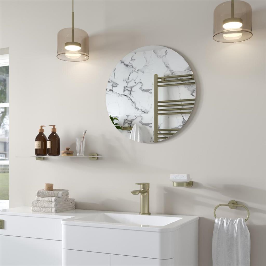 Eastbrook Verzino 600x600mm Round Plain Mirror