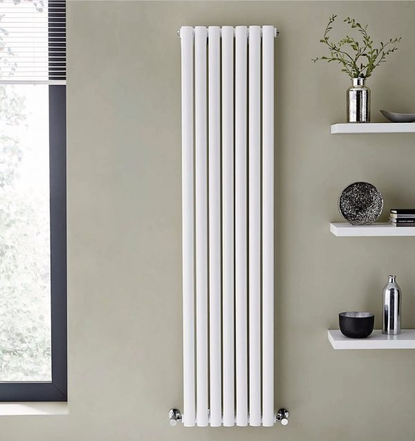 Aspen Designer Vertical Single Radiator - Gloss White - Get My Taps