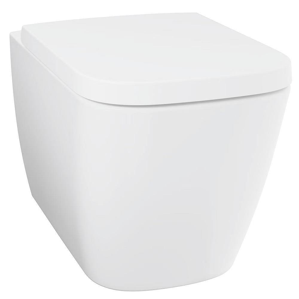 Grohe BauEdge Ceramic Rimless Wall Hung Pan & Soft Close Seat