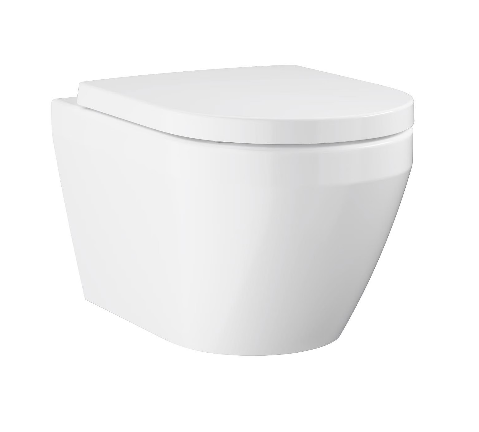 Grohe Euro Ceramic Rimless Wall Hung Pan & Soft Close Seat