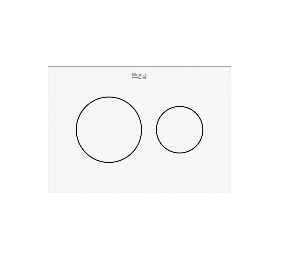 Roca PS3 (Duplo S) – Dual Flush Operating Plate for Concealed Cistern – Matt White
