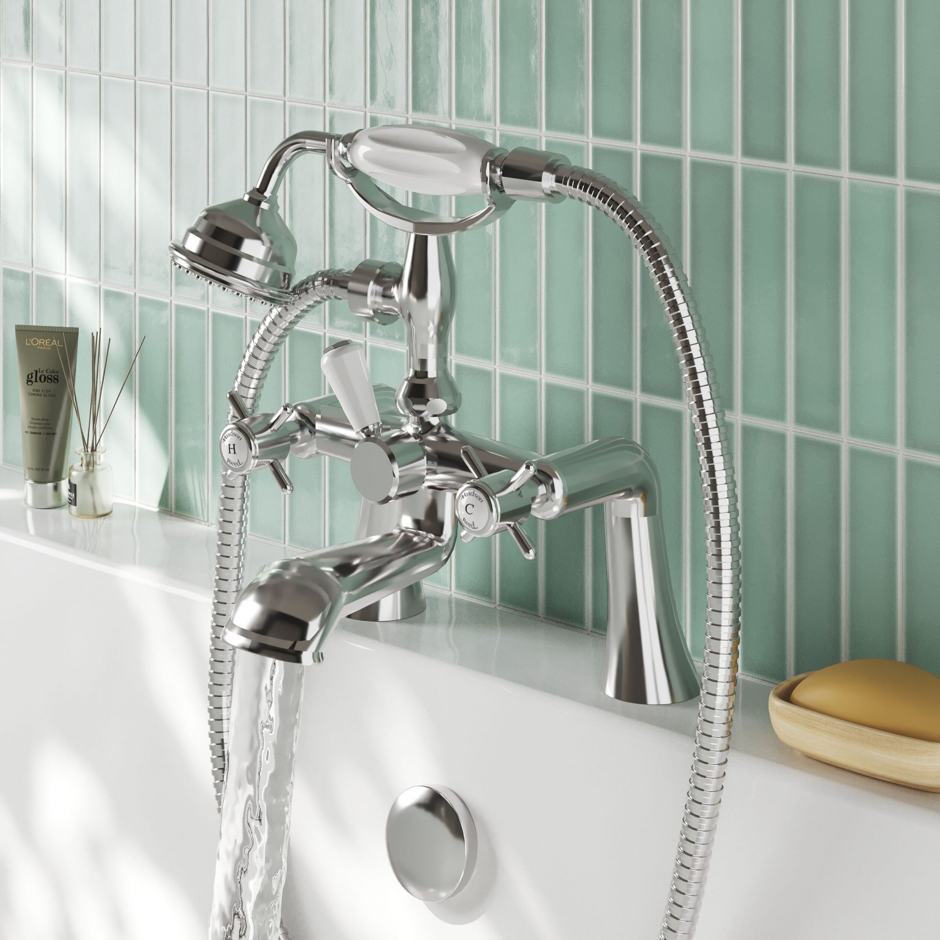 Nuie Beaumont Traditional 1/2″ Bath Shower Mixer – Chrome