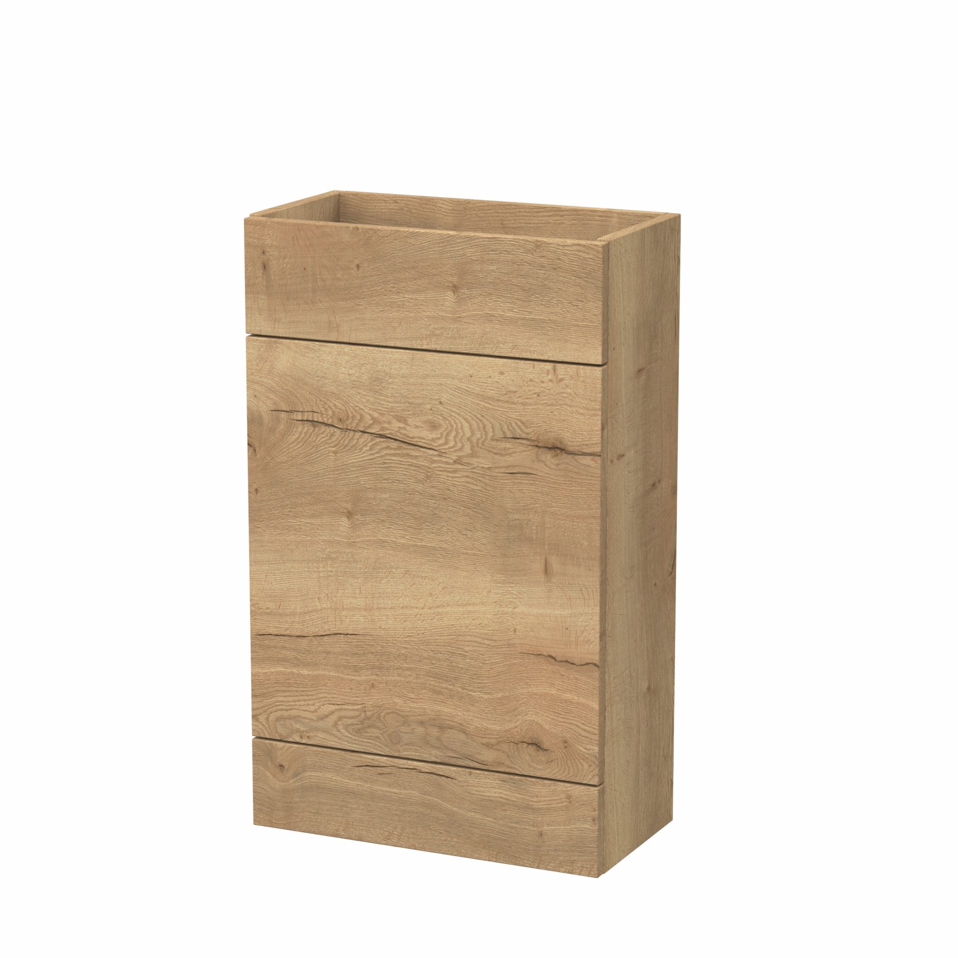 Nuie Lux Krest 500mm Slim Floorstanding WC Unit – Autumn Oak