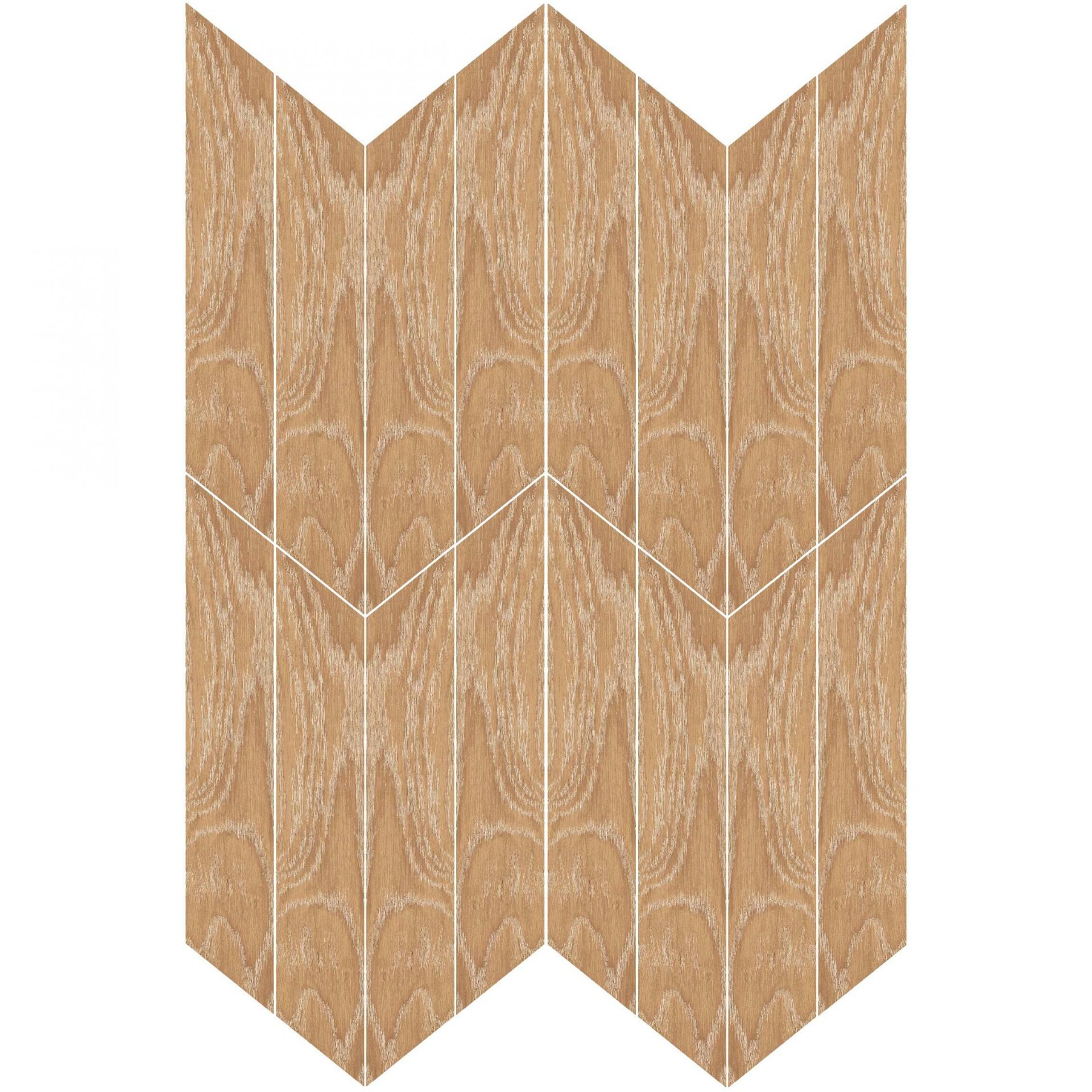 Ancona Chevron Nature Wood Effect Tile 80x400mm