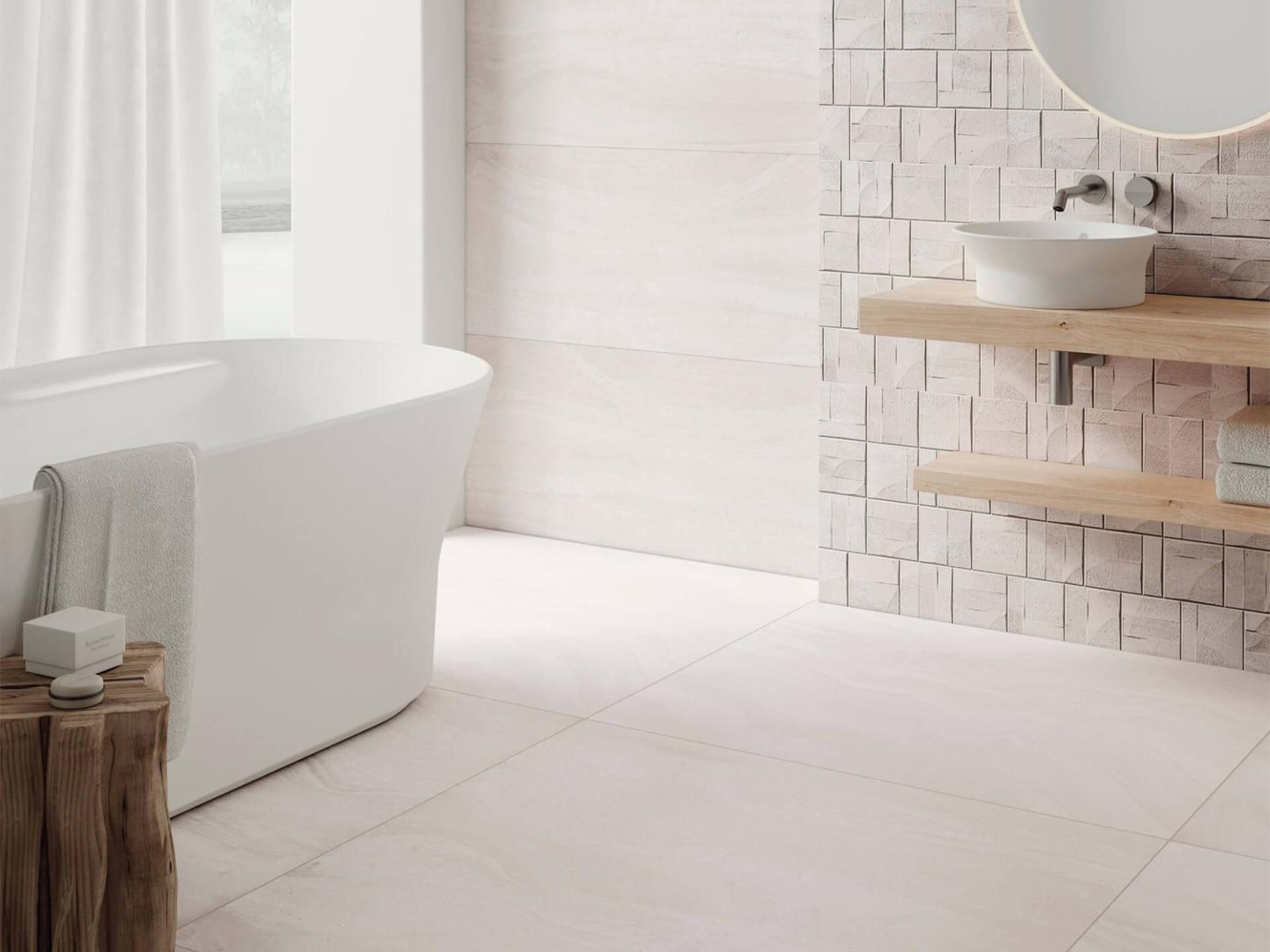 Porcelanosa Butan Bone Tile 45×120