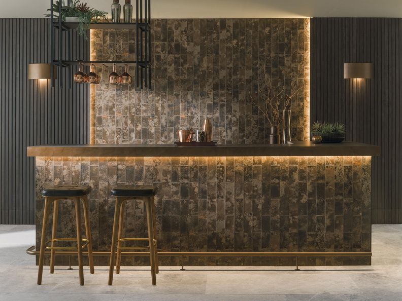 Porcelanosa L’Antic Colonial Nebula Brown 8X30X0.85