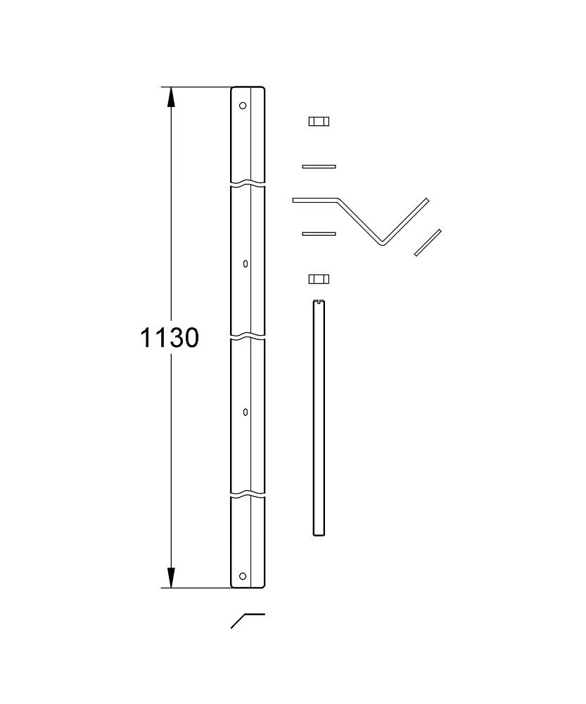 Grohe Set for Corner Installation