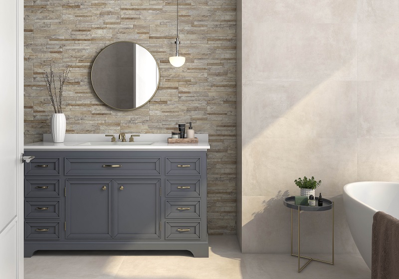 Eos Beige Matt Structured 520x170mm