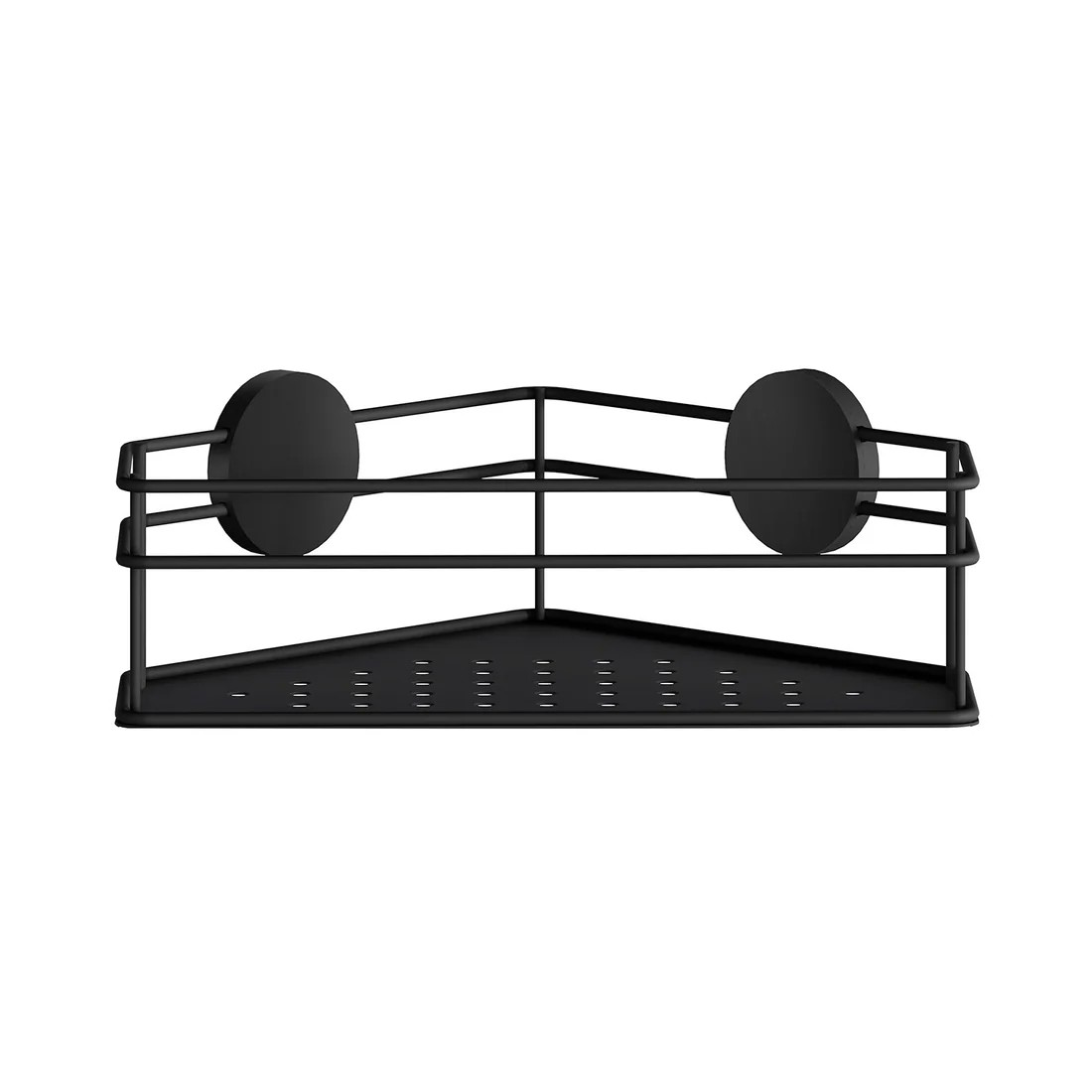 Smedbo Beslagsboden Corner Shower Basket, Self-adhesive – Black