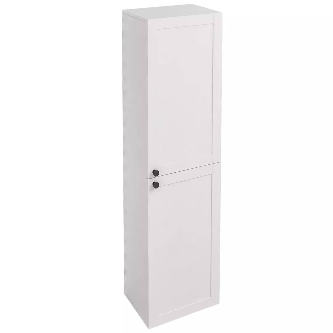 Eastbrook Hardwick 2 Door Tall Wall Hung Unit – Matt White