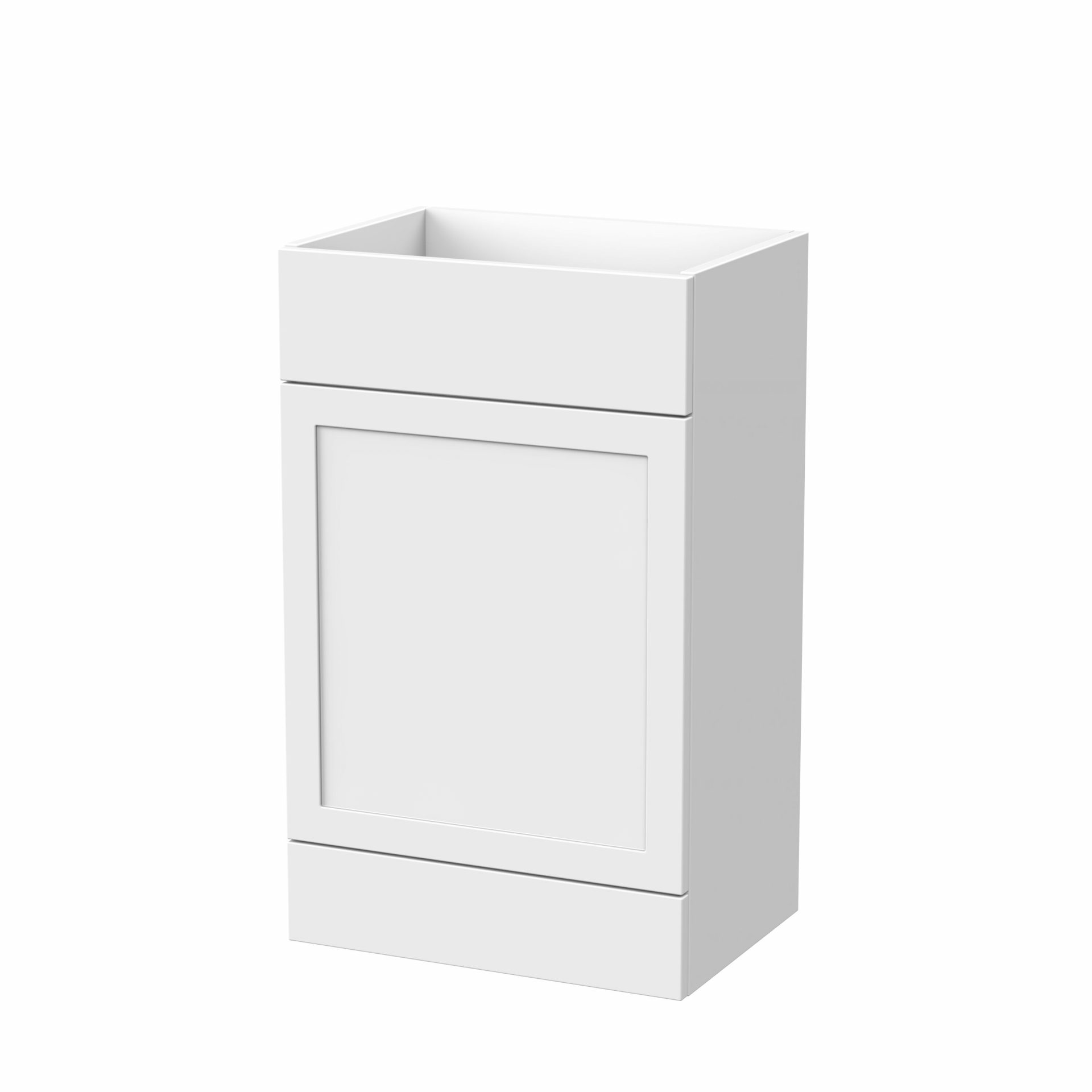 Nuie Lux Fable 500mm Standard Floorstanding WC Unit – Matt White