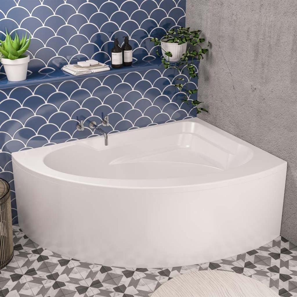 Eastbrook Ultra Strong Beauforte Lundy Offset Corner Bath 1500x1040mm