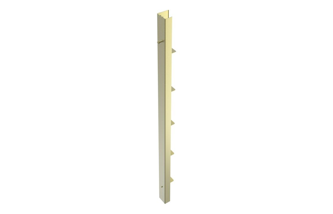 MyBathrooms Optimum 1950mm Wetroom Storage Shelves – Brushed Brass