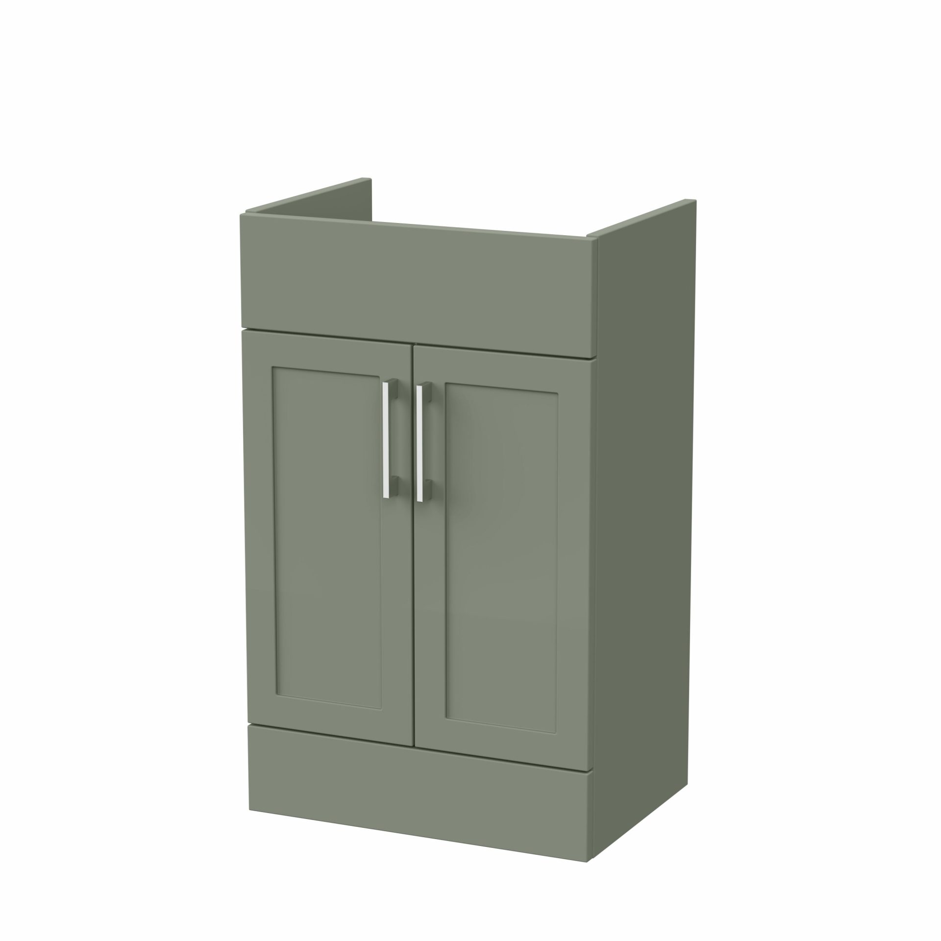 Nuie Lux Fable 500mm 2 Door Standard Floorstanding Unit – Fern Green