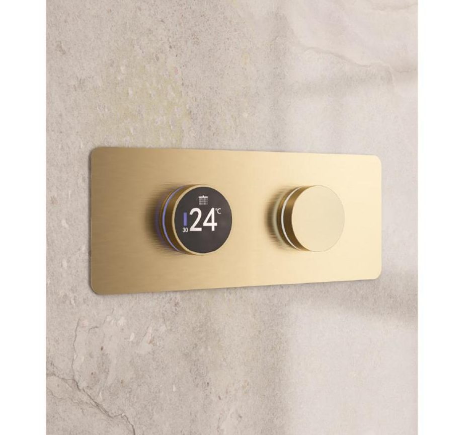 Eastbrook Denali Digital Shower Valve – Brushed Brass