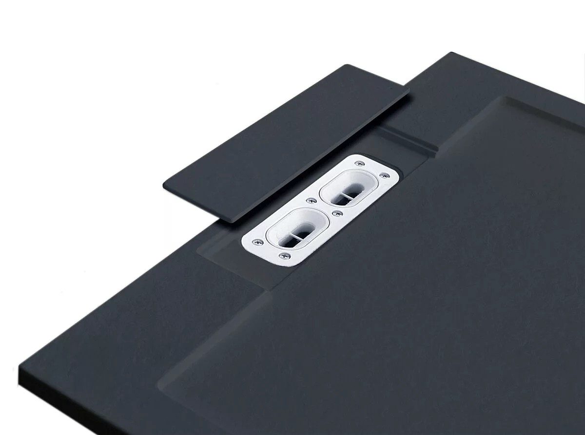 Tissino Giorgio Lux Rectangular Shower Tray – Graphite Slate