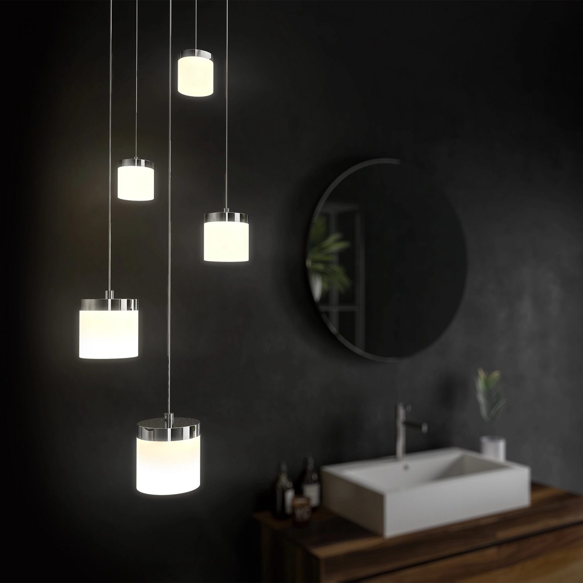 Peak Chrome Pendant Lighting - Get My Taps