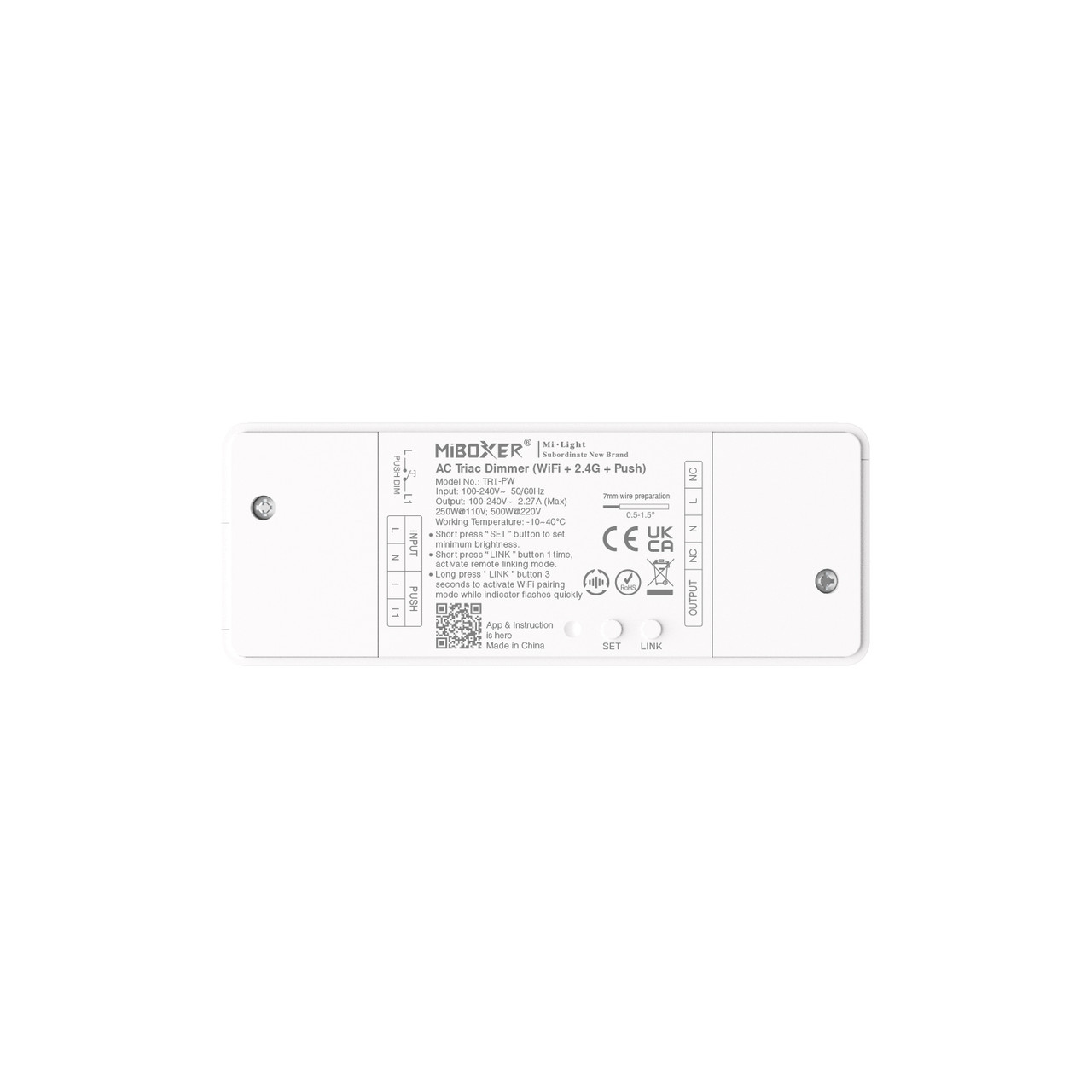 Sycamore 240V Receiver (on/off + dimming)