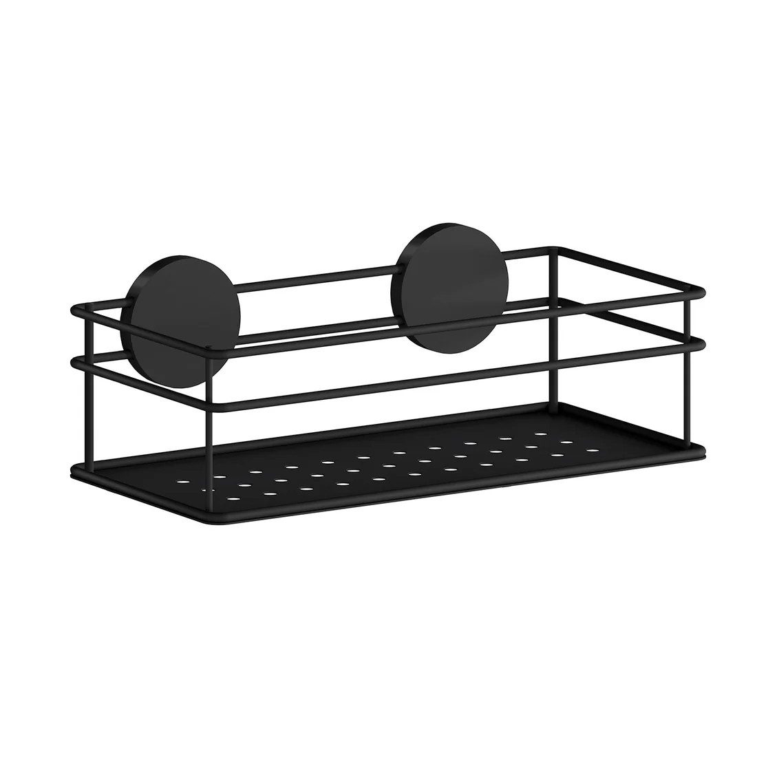 Smedbo Beslagsboden Shower Basket, Self-adhesive – Black