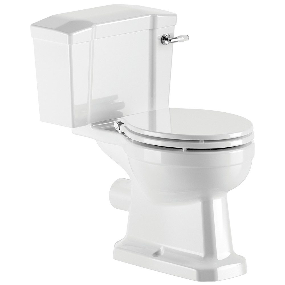Qualitex Grosvenor Close Coupled WC & Soft Close Seat